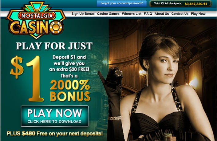 Nostalgia Casino Deposit