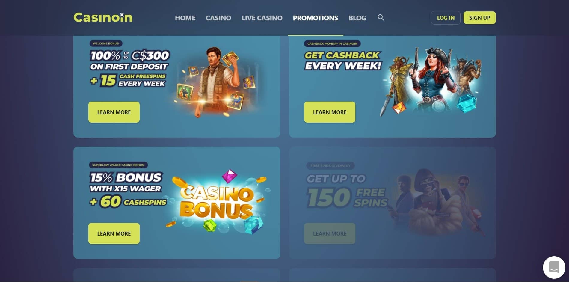 Casinoin Promotions