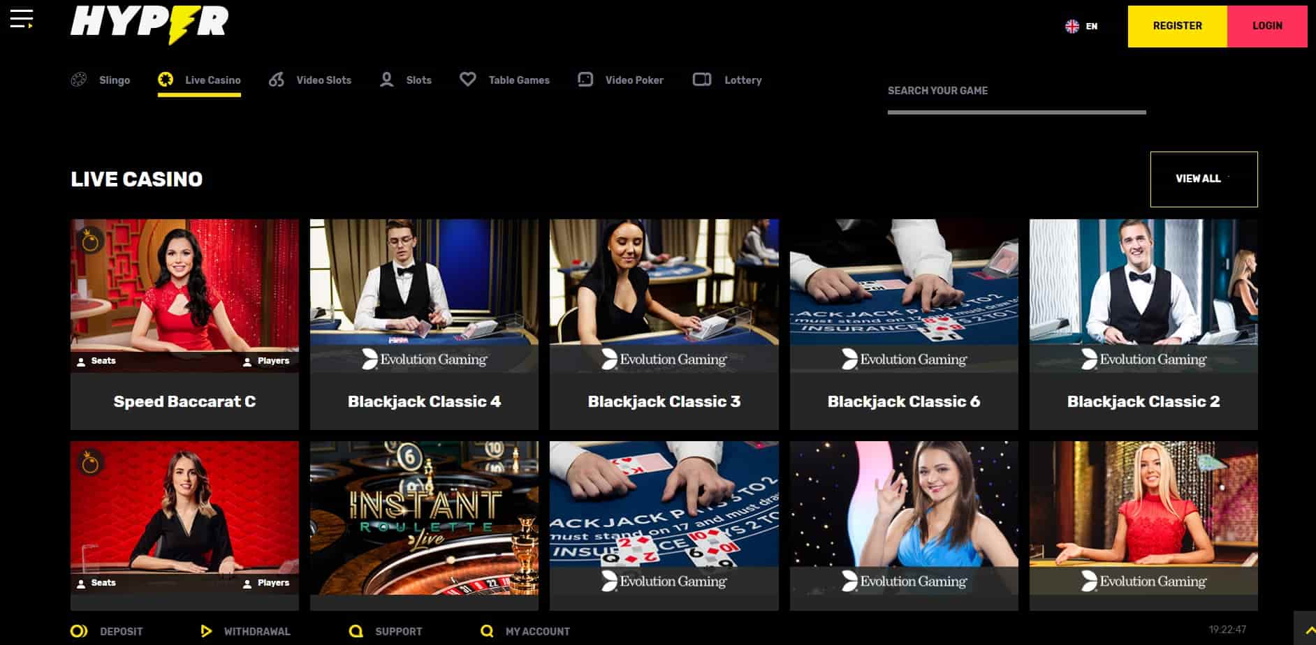 Hyper Casino promotions-min