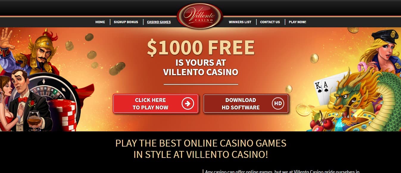 Villento Casino Bonus