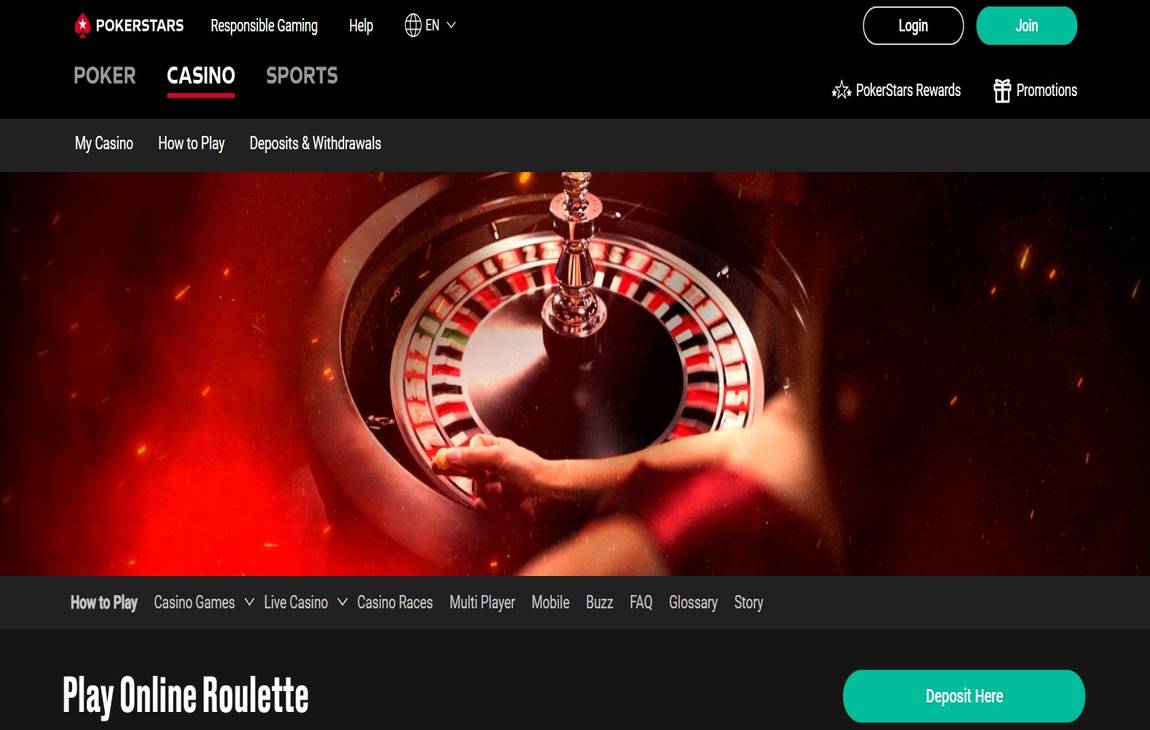 PokerStars Casino Roulette