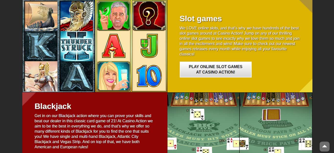 Action Casino Games