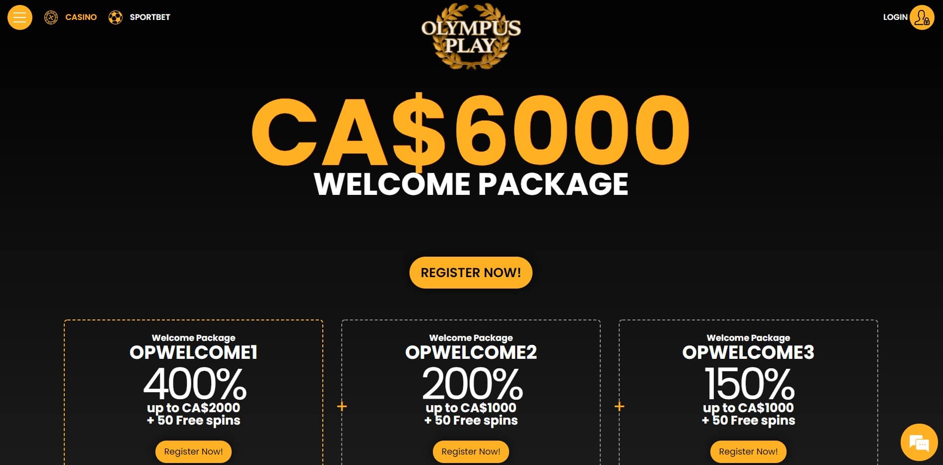 Olympus Play Casino Bonus